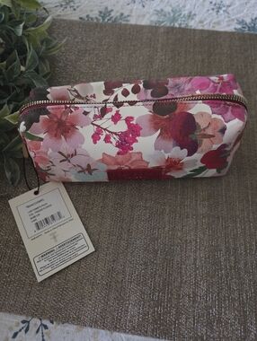 Ted Baker Floral Cosmetic Case - Pink, Cream & Green